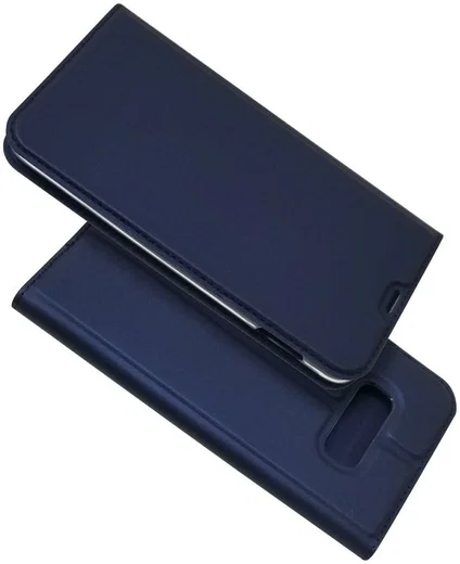 Samsung Galaxy S10E Kaarthouder Hoesje Blauw afbeelding 7