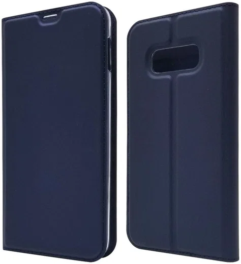 Samsung Galaxy S10E Kaarthouder Hoesje Blauw afbeelding 8