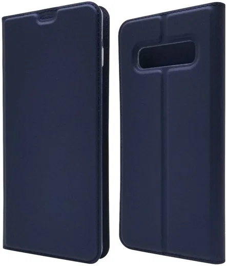 Samsung Galaxy S10 Plus Kaarthouder Hoesje Blauw afbeelding 2