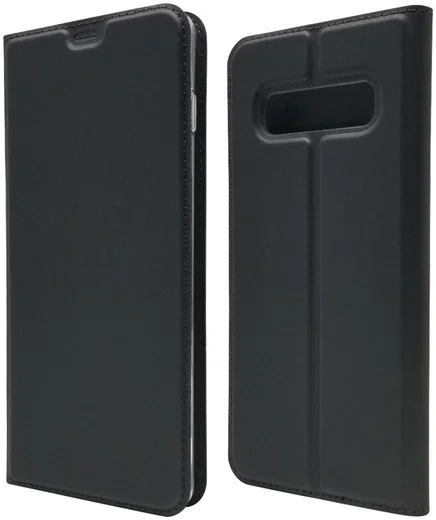 Samsung Galaxy S10 Plus Kaarthouder Hoesje Zwart afbeelding 2