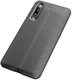 Xiaomi Mi 9 Hoesje met Leren Textuur Zwart afbeelding 3
