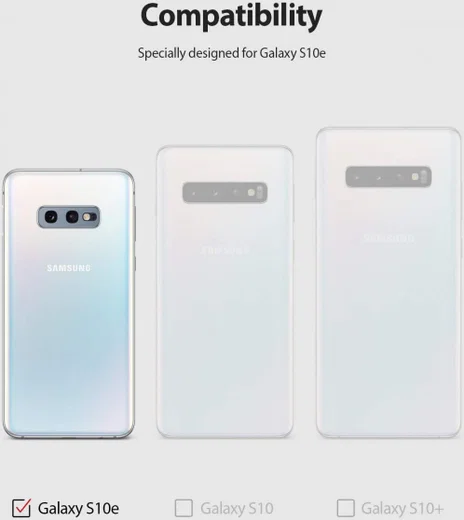 Ringke Fusion X Samsung Galaxy S10E Hoesje Camo Zwart afbeelding 10