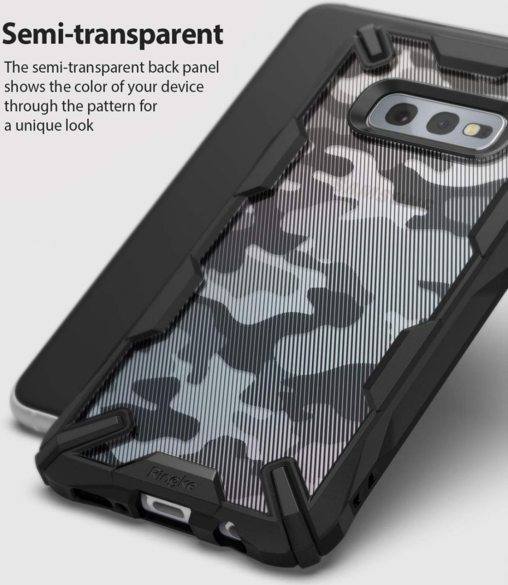 Ringke Fusion X Samsung Galaxy S10E Hoesje Camo Blauw afbeelding 5
