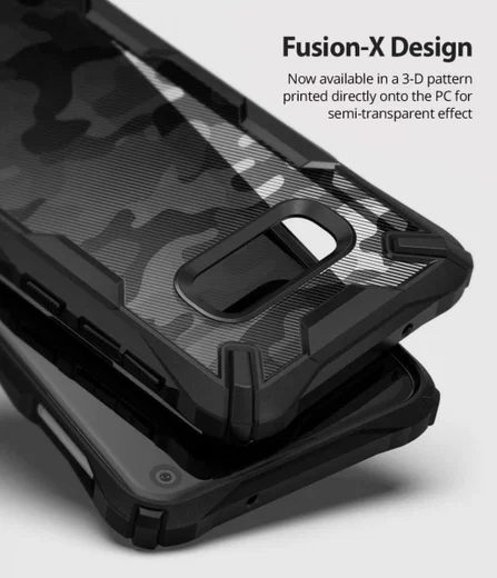 Ringke Fusion X Samsung Galaxy S10E Hoesje Camo Blauw afbeelding 6
