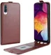 Samsung Galaxy A50 Hoesje Verticale Flipcase Bruin afbeelding 1