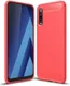 Samsung Galaxy A50 Hoesje Geborsteld TPU Rood afbeelding 1