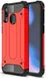 Samsung Galaxy A40 Hoesje Shock Proof Hybride Back Cover Rood afbeelding 1