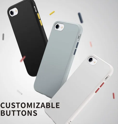 RhinoShield SolidSuit iPhone 7 / 8 /SE 2020/2022 Hoesje Classic Grijs afbeelding 2