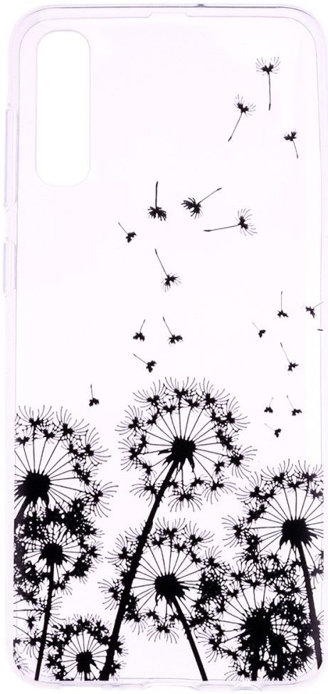 Samsung Galaxy A50 Hoesje TPU met Print Dandelion afbeelding 1