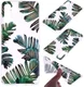 Samsung Galaxy A50 Hoesje TPU met Print Leaves afbeelding 3