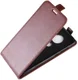 Motorola Moto G7 / G7 Plus Verticale Flipcase Bruin afbeelding 5