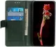 Huawei Y6s / Y6 (2019) Hoesje Lederen Portemonnee Stand Groen afbeelding 1