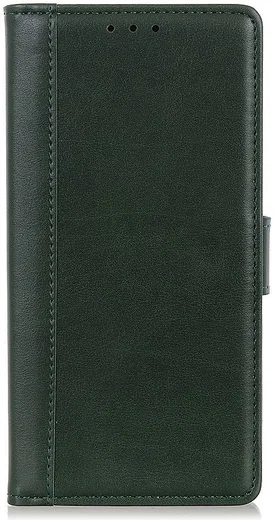 Huawei Y6s / Y6 (2019) Hoesje Lederen Portemonnee Stand Groen afbeelding 2