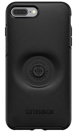 Otter + Pop Symmetry Series iPhone 7 Plus / 8 Plus Hoesje Zwart afbeelding 5