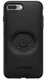 Otter + Pop Symmetry Series iPhone 7 Plus / 8 Plus Hoesje Zwart afbeelding 5