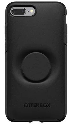 Otter + Pop Symmetry Series iPhone 7 Plus / 8 Plus Hoesje Zwart afbeelding 9