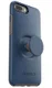 Otter + Pop Symmetry Series iPhone 7 Plus / 8 Plus Hoesje Blauw afbeelding 1