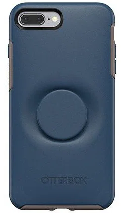 Otter + Pop Symmetry Series iPhone 7 Plus / 8 Plus Hoesje Blauw afbeelding 3