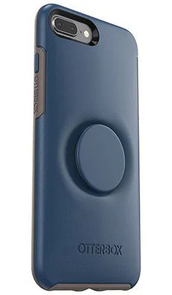 Otter + Pop Symmetry Series iPhone 7 Plus / 8 Plus Hoesje Blauw afbeelding 4