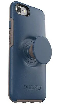 Otter + Pop Symmetry Series iPhone 7/8/SE (2020/2022) Hoesje Blauw afbeelding 1