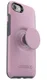 Otter + Pop Symmetry Series iPhone 7/8 Hoesje Roze afbeelding 1