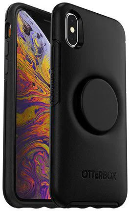Otter + Pop Symmetry Series Apple iPhone X/XS Hoesje Zwart afbeelding 2