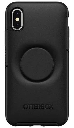 Otter + Pop Symmetry Series Apple iPhone X/XS Hoesje Zwart afbeelding 3