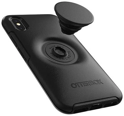 Otter + Pop Symmetry Series Apple iPhone X/XS Hoesje Zwart afbeelding 6