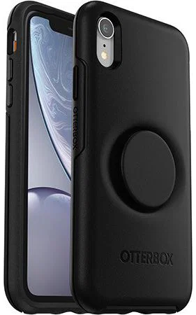 Otter + Pop Symmetry Series Apple iPhone XR Hoesje Zwart afbeelding 1