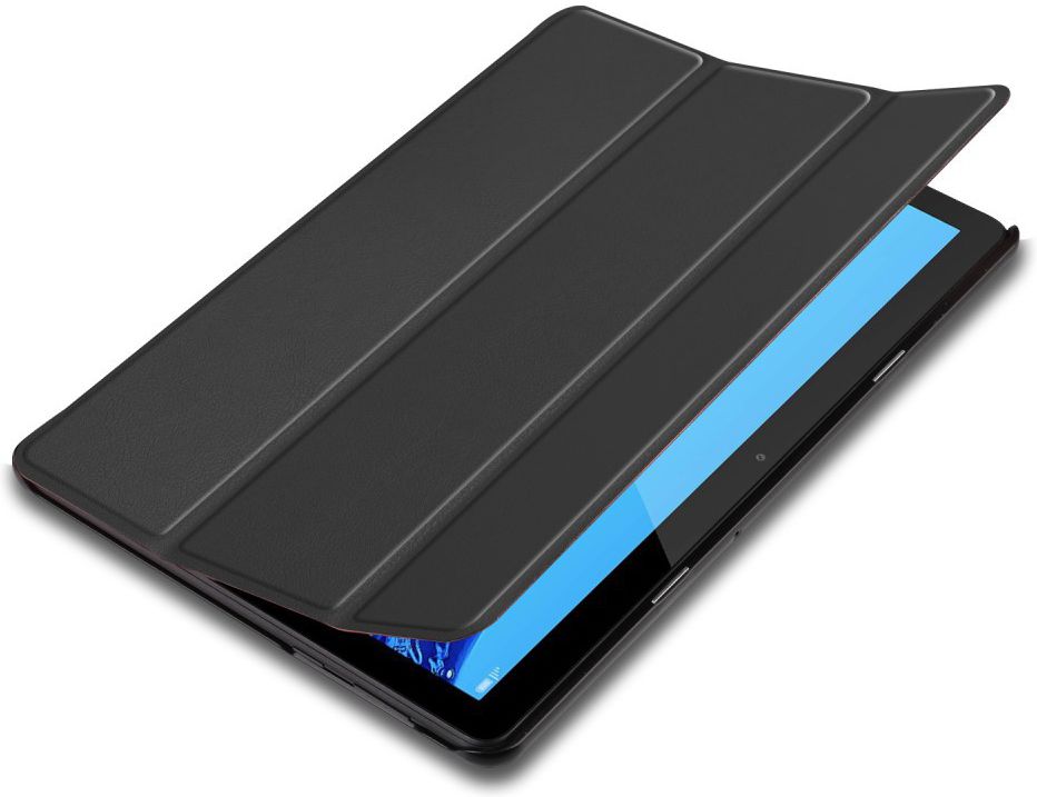 Huawei MediaPad T5 Tri-Fold Book Cover Zwart afbeelding 9