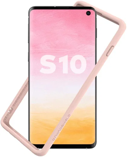 RhinoShield CrashGuard Samsung Galaxy S10 Bumper Hoesje Roze afbeelding 1
