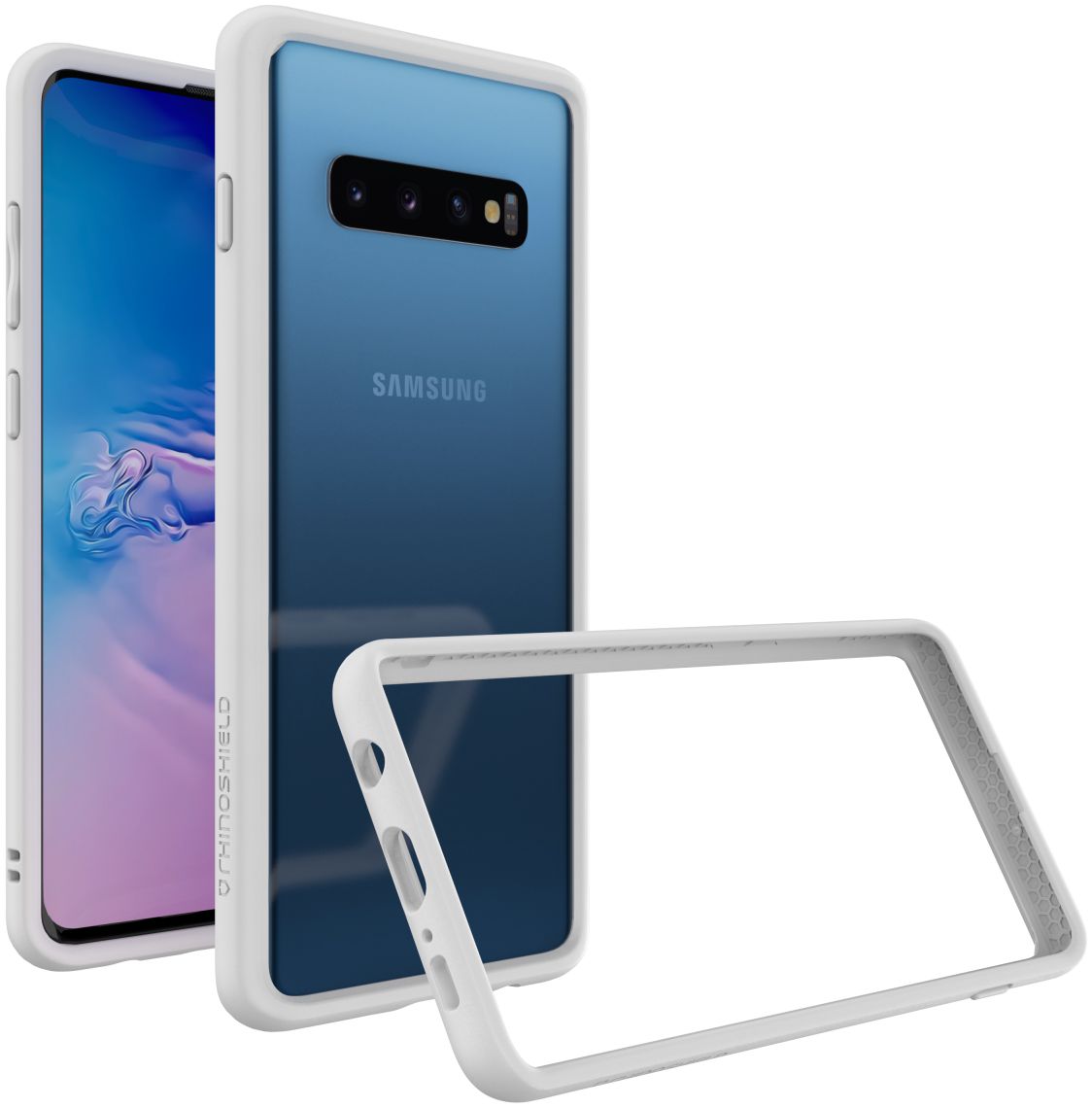 RhinoShield CrashGuard Samsung Galaxy S10 Plus Bumper Hoesje Wit afbeelding 4