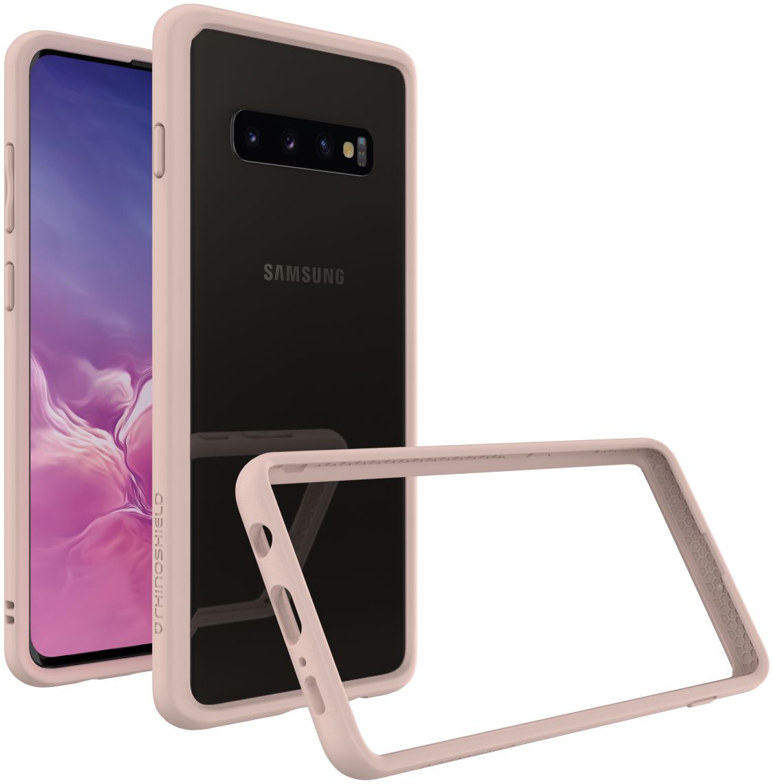 RhinoShield CrashGuard Samsung Galaxy S10 Plus Bumper Hoesje Roze afbeelding 5