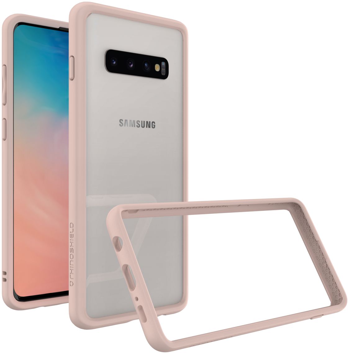 RhinoShield CrashGuard Samsung Galaxy S10 Plus Bumper Hoesje Roze afbeelding 4