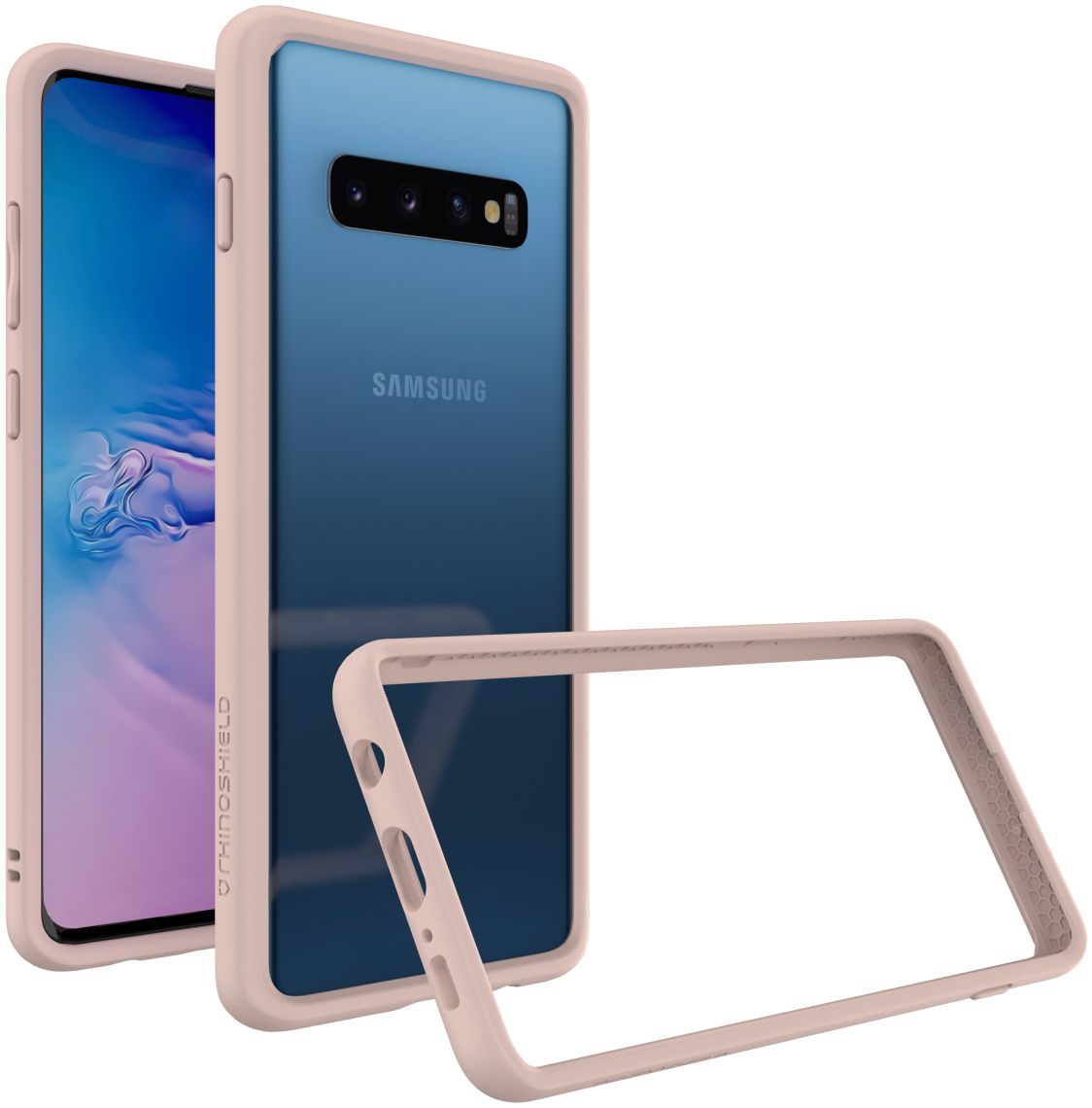 RhinoShield CrashGuard Samsung Galaxy S10 Plus Bumper Hoesje Roze afbeelding 2
