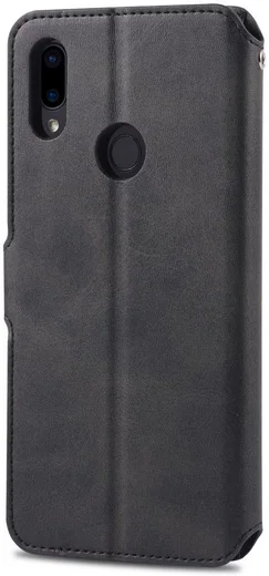 AZNS Xiaomi Redmi Note 7 Leren Stand Portemonnee Hoesje Zwart afbeelding 5