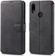 AZNS Xiaomi Redmi Note 7 Leren Stand Portemonnee Hoesje Zwart afbeelding 6