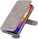 AZNS Xiaomi Redmi Note 7 Leren Stand Portemonnee Hoesje Grijs afbeelding 1