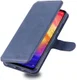 AZNS Xiaomi Redmi Note 7 Leren Stand Portemonnee Hoesje Blauw afbeelding 1