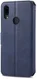AZNS Xiaomi Redmi Note 7 Leren Stand Portemonnee Hoesje Blauw afbeelding 6