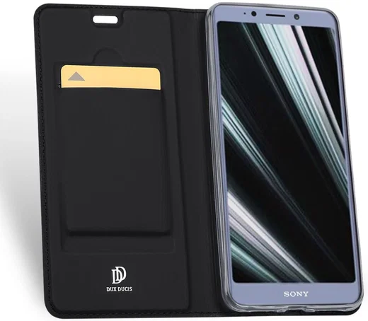 Dux Ducis Sony Xperia L3 Bookcase Hoesje Zwart afbeelding 4
