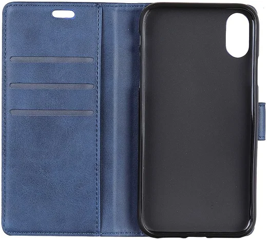 Sony Xperia L3 Matte Portemonnee Hoesje Blauw afbeelding 8
