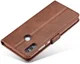 Huawei P Smart (2019) Hoesje Wallet Book Case Kunst Leer Coffee afbeelding 6
