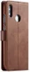 Huawei P Smart (2019) Hoesje Wallet Book Case Kunst Leer Coffee afbeelding 7