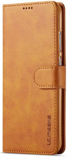 Huawei P Smart 2019 Leren Stand Portemonnee  Bookcase Hoesje Bruin afbeelding 2