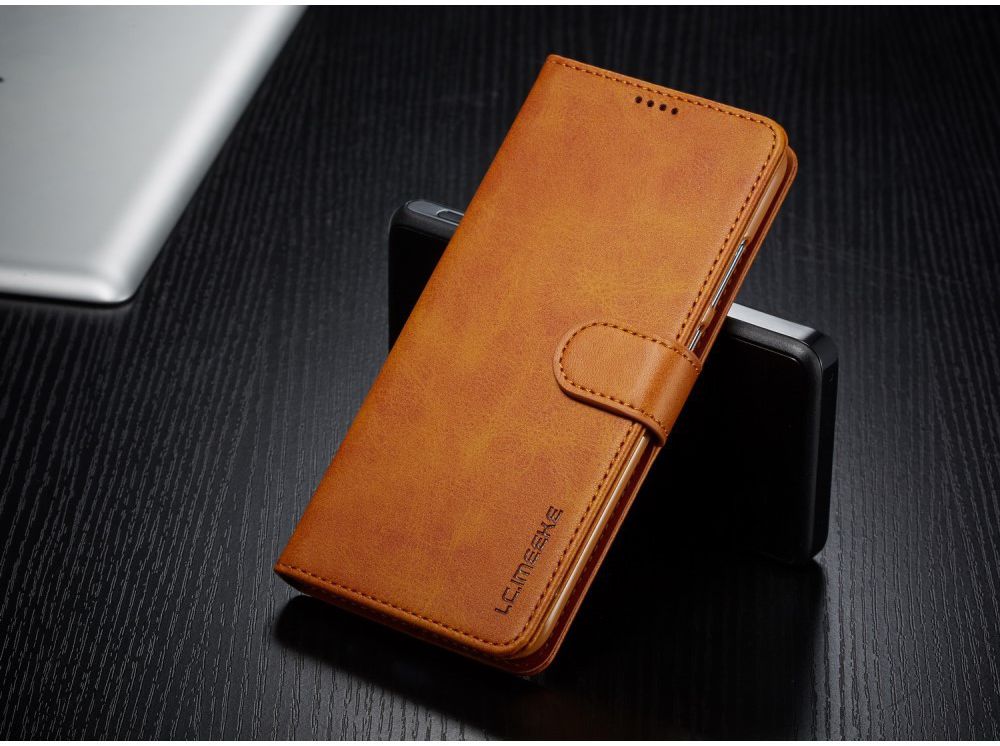 Huawei P Smart 2019 Leren Stand Portemonnee  Bookcase Hoesje Bruin afbeelding 5