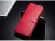 Huawei P30 Pro Book Case Portemonnee Hoesje met Magneetsluiting Rood afbeelding 4