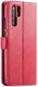 Huawei P30 Pro Book Case Portemonnee Hoesje met Magneetsluiting Rood afbeelding 1