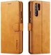 Huawei P30 Pro Book Case Portemonnee Hoesje met Magneetsluiting Bruin afbeelding 6