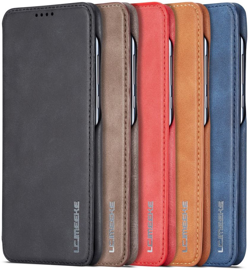 Huawei P30 Lite Portemonnee Bookcase Hoesje met Kaarthouder Zwart afbeelding 16
